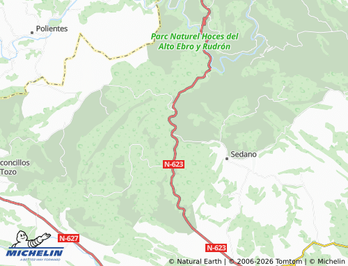 MICHELIN Covanera map - ViaMichelin