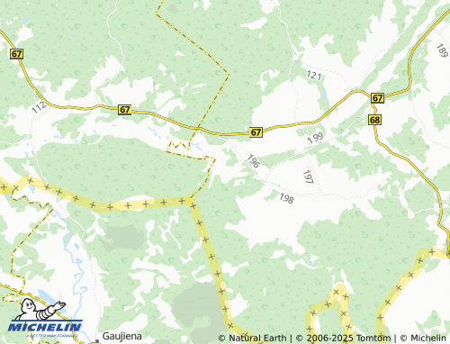 MICHELIN Tursa map - ViaMichelin