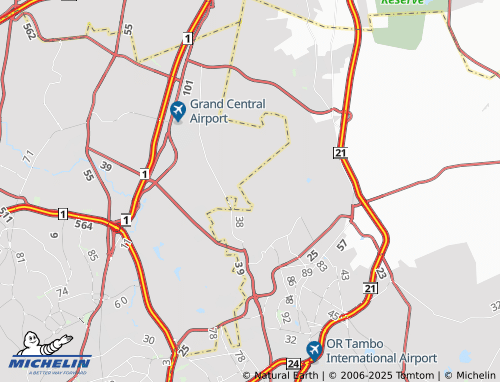 MICHELIN Esiqongweni map - ViaMichelin
