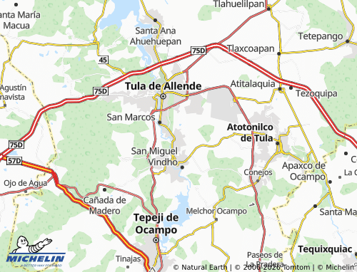 MICHELIN Ignacio Zaragoza map - ViaMichelin