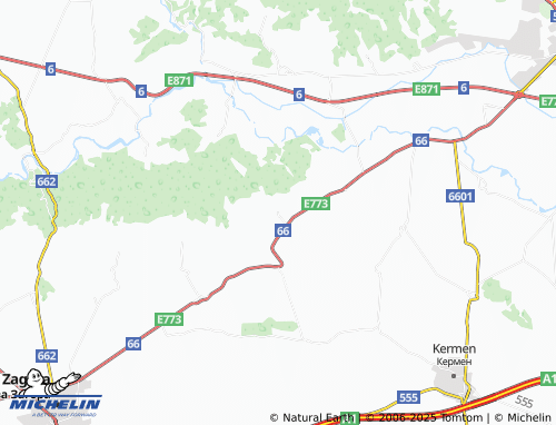 MICHELIN Staro selo map - ViaMichelin