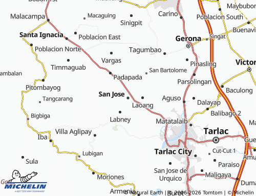 MICHELIN San Jose map - ViaMichelin