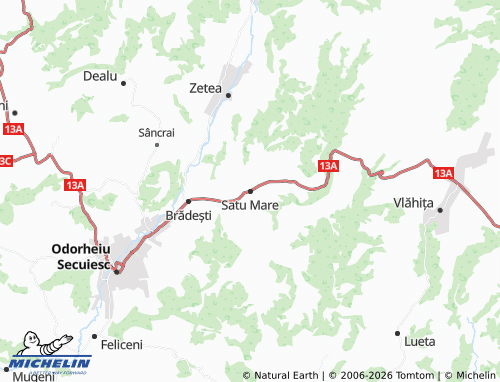 Mappa MICHELIN Satu Mare - ViaMichelin