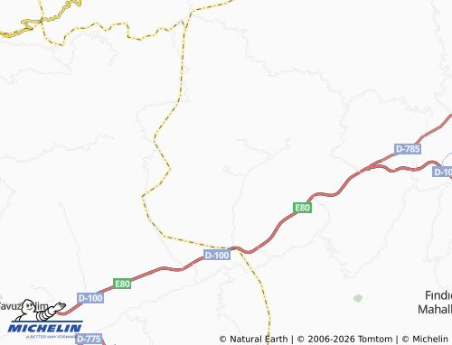 MICHELIN Uğuz map - ViaMichelin