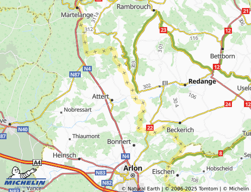 Carte MICHELIN Grendel - ViaMichelin