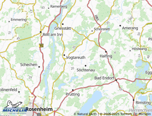 MICHELIN-Landkarte Rachelsberg - ViaMichelin