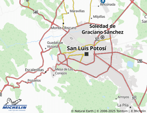 MICHELIN Jardín map - ViaMichelin