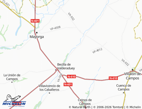 MICHELIN Castroponce map - ViaMichelin