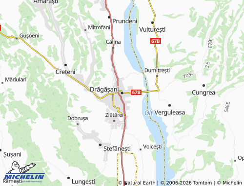 Mappa MICHELIN Drăgășani - ViaMichelin
