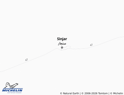 MICHELIN Sinjar map - ViaMichelin