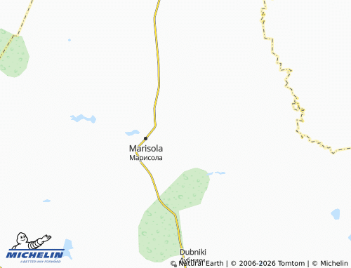 MICHELIN-Landkarte Lapka Pamash - ViaMichelin