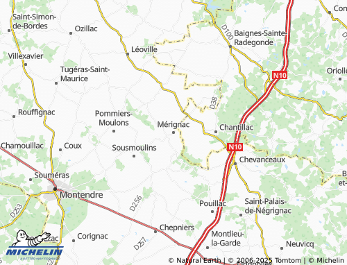MICHELIN-Landkarte Mérignac - ViaMichelin