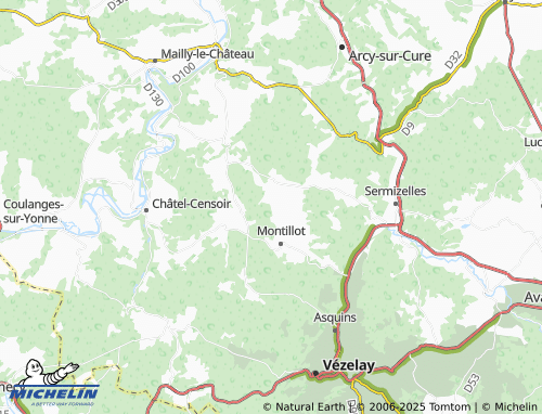 MICHELIN Farges map - ViaMichelin