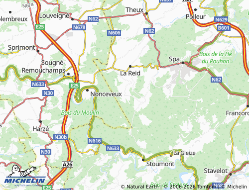 MICHELIN Vert Buisson map - ViaMichelin