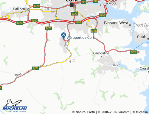 Mapa MICHELIN Ballygarvan - ViaMichelin