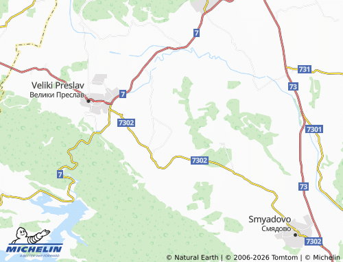 Carte MICHELIN Mokresh - ViaMichelin