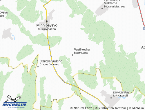 MICHELIN-Landkarte Vasil'yevka - ViaMichelin