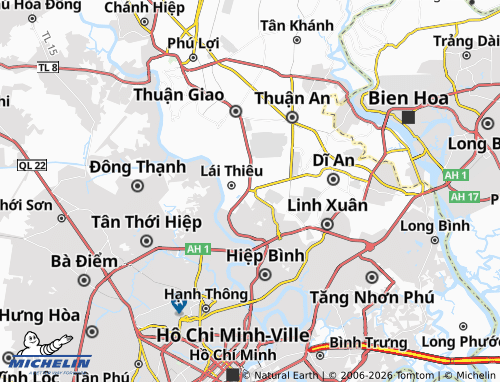 Mappa MICHELIN Bình Hòa - ViaMichelin