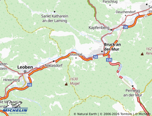 MICHELIN Utschtal map - ViaMichelin