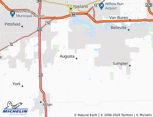 Mapa MICHELIN Augusta - ViaMichelin