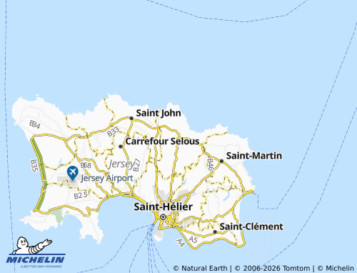 Kaart MICHELIN Trinity - ViaMichelin