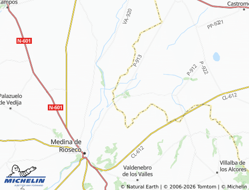 MICHELIN Belmonte de Campos map - ViaMichelin