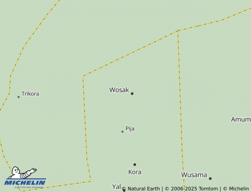 MICHELIN Bambisik map - ViaMichelin