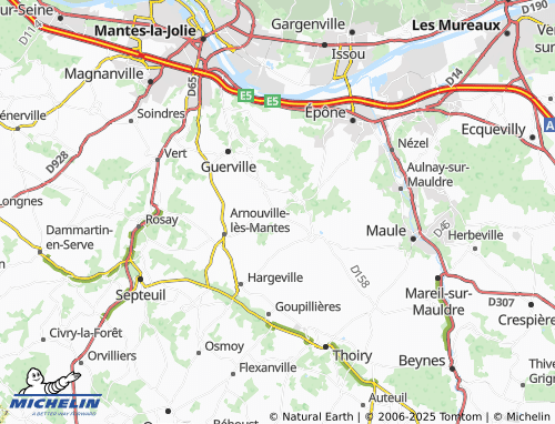 Carte MICHELIN Goussonville - ViaMichelin