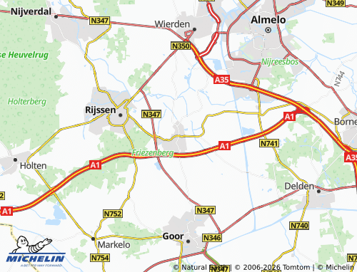MICHELIN-Landkarte Enter - ViaMichelin