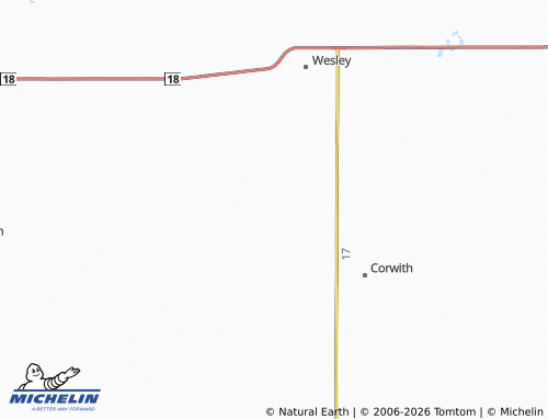 Mappa MICHELIN Prairie - ViaMichelin