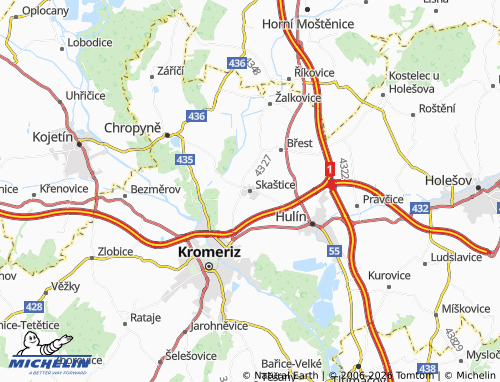 Mappa MICHELIN Skaštice - ViaMichelin