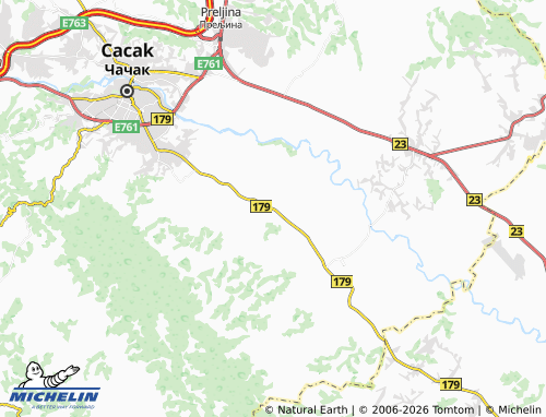 Carte MICHELIN Zablaće - ViaMichelin
