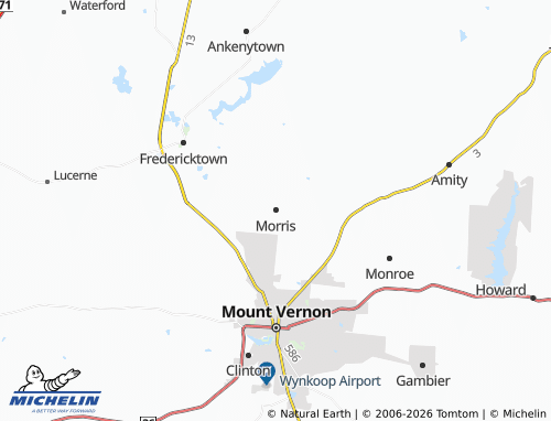 Carte MICHELIN Morris - ViaMichelin