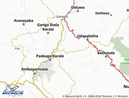 Mapa MICHELIN Mawathura - ViaMichelin