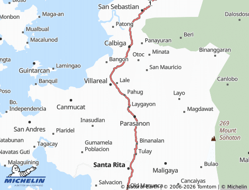 MICHELIN Pahug map - ViaMichelin