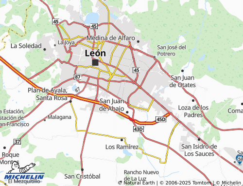 MICHELIN Jardines de Santa Julia map - ViaMichelin