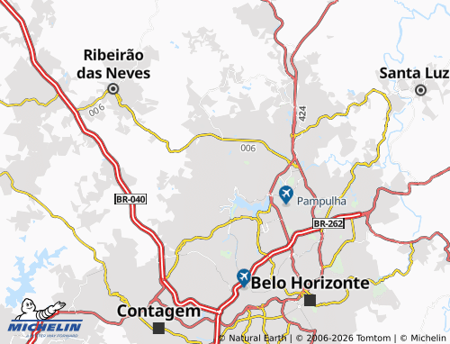MICHELIN Céu Azul map - ViaMichelin