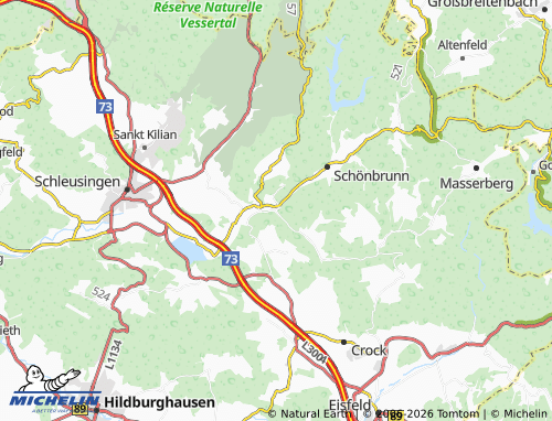 MICHELIN Lichtenau map - ViaMichelin
