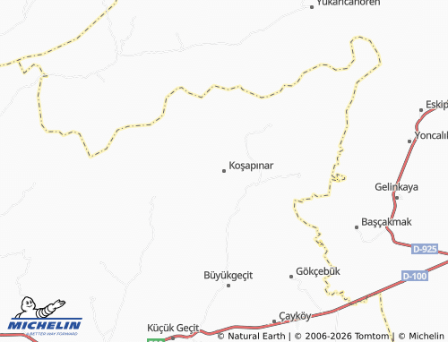 MICHELIN Koşapınar map - ViaMichelin