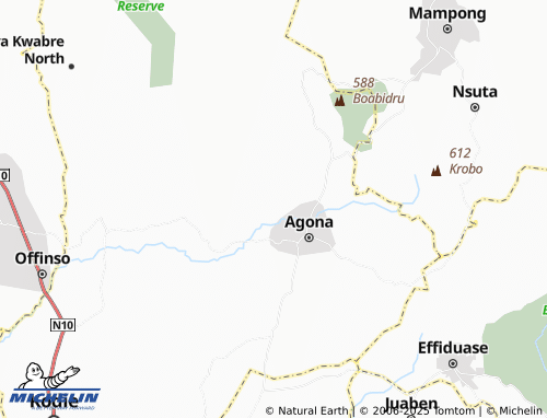 MICHELIN Afamanso map - ViaMichelin