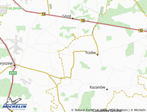 Carte MICHELIN Rawica Stara - ViaMichelin