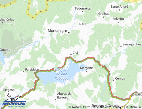 MICHELIN Chã map - ViaMichelin