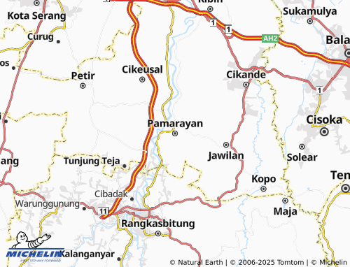 MICHELIN Pamarayan map - ViaMichelin