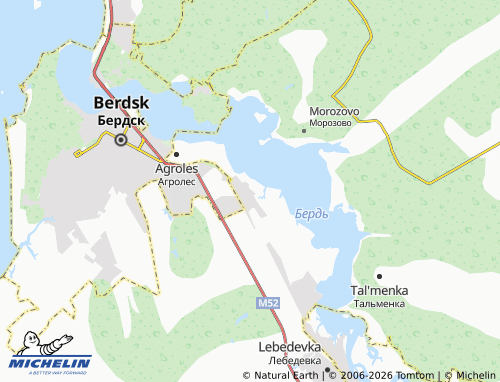 MICHELIN-Landkarte Berd' - ViaMichelin
