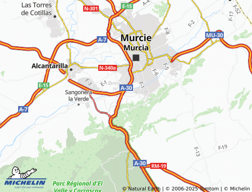 MICHELIN La Alberca map - ViaMichelin
