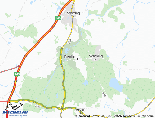 Mapa MICHELIN Rebild - ViaMichelin