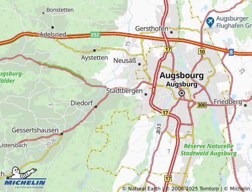 MICHELIN Deuringen map - ViaMichelin