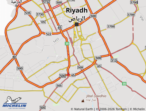 Carte MICHELIN al-Qura - ViaMichelin