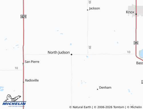 Mappa MICHELIN North Judson - ViaMichelin