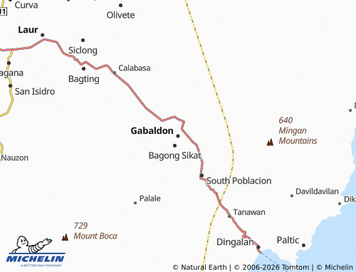 MICHELIN Bitulok & Sabani map - ViaMichelin
